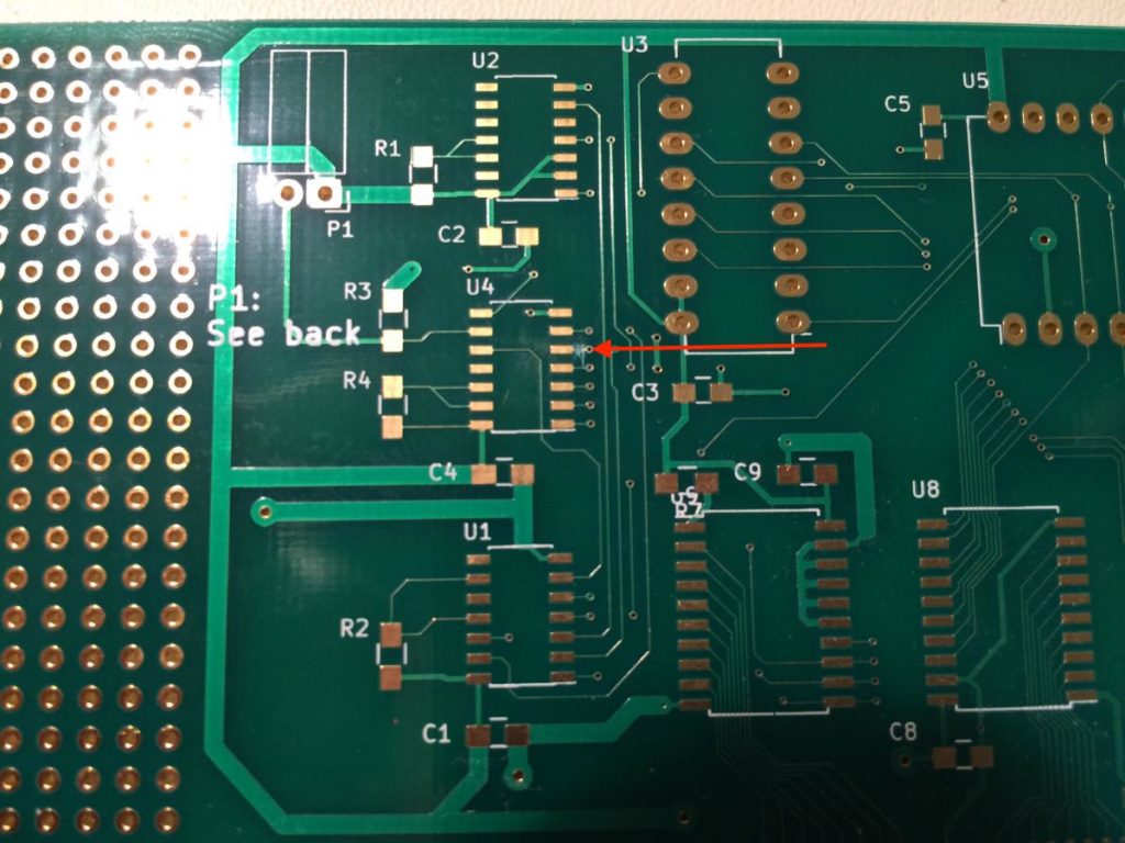 Seems I had to 'wire' this signal directly from /IOSTROBE instead of behind the inverter