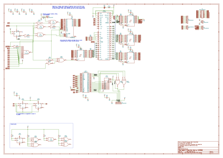 Schematics Apple II Proto Rev E Card