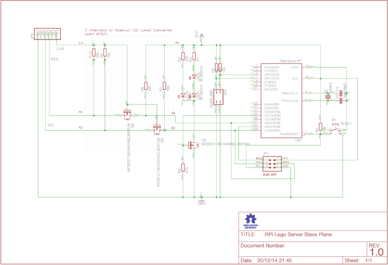 Schematic as created in EAGLE